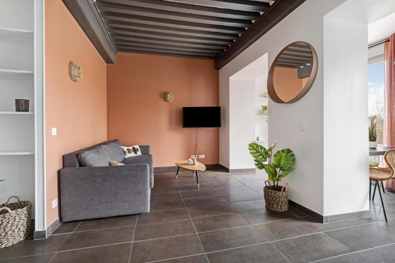 Lyon Cite- Appartement Vue Rhone Terrasse-Caluire Kültér fotó